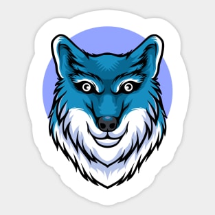 Wolf head Sticker